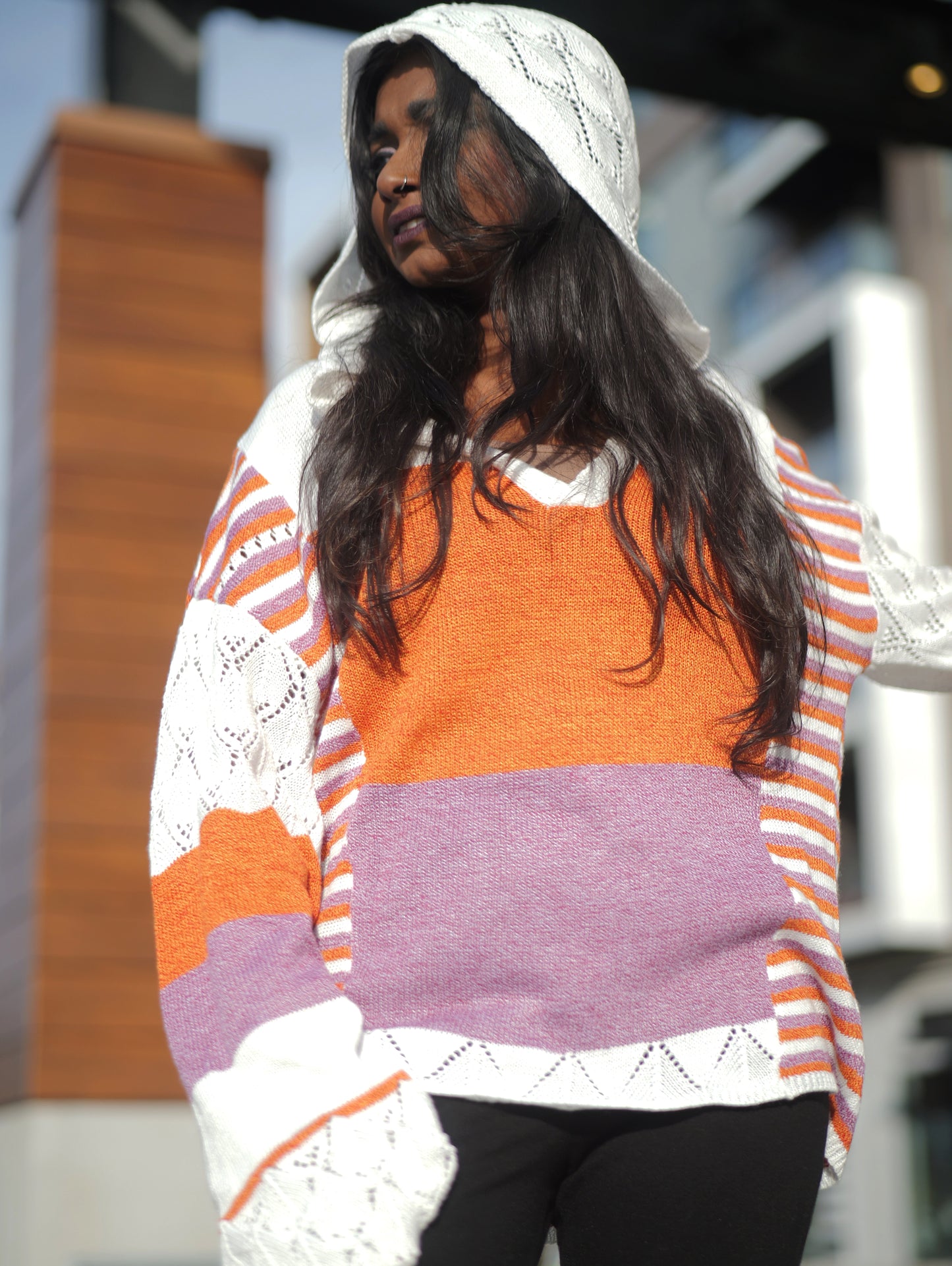 Long Sleeve Hooded Sweater